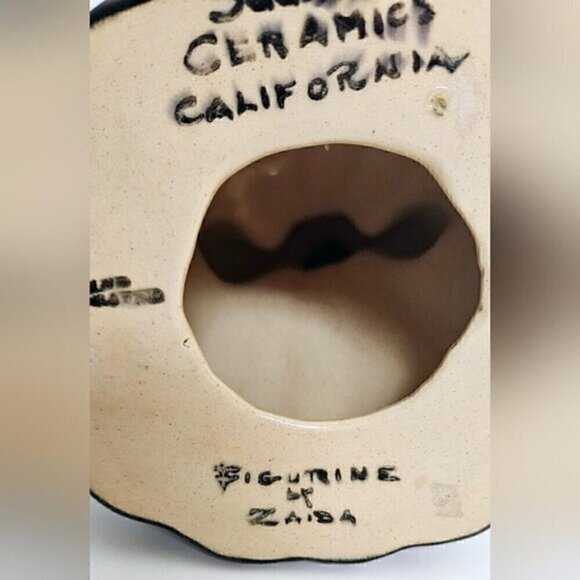 Vintage Squire Ceramics Figurine Girl with Doll – Zaida – California Pottery - Picture 14 of 15